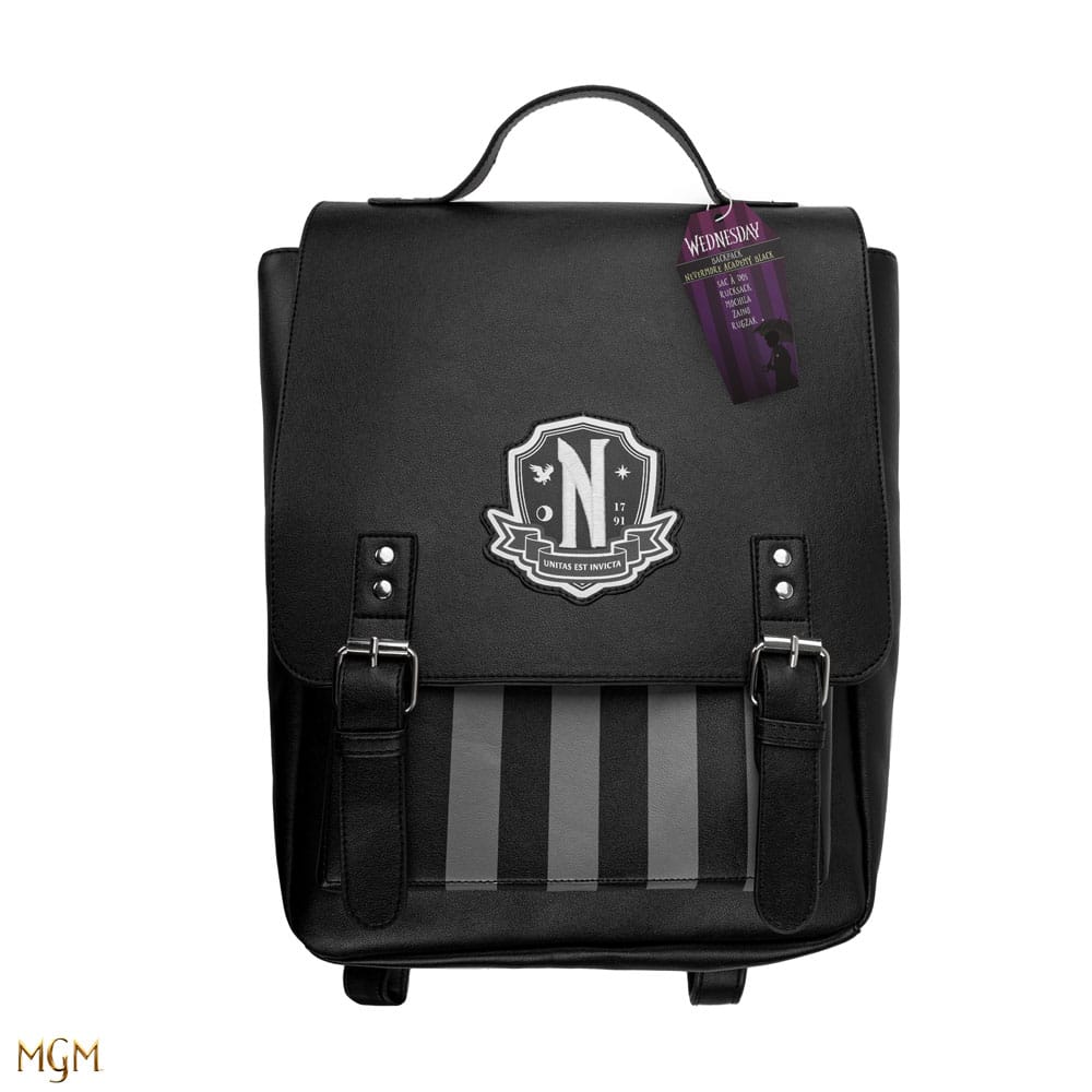 Wednesday Backpack Nevermore Academy Black - MangaShop.ro