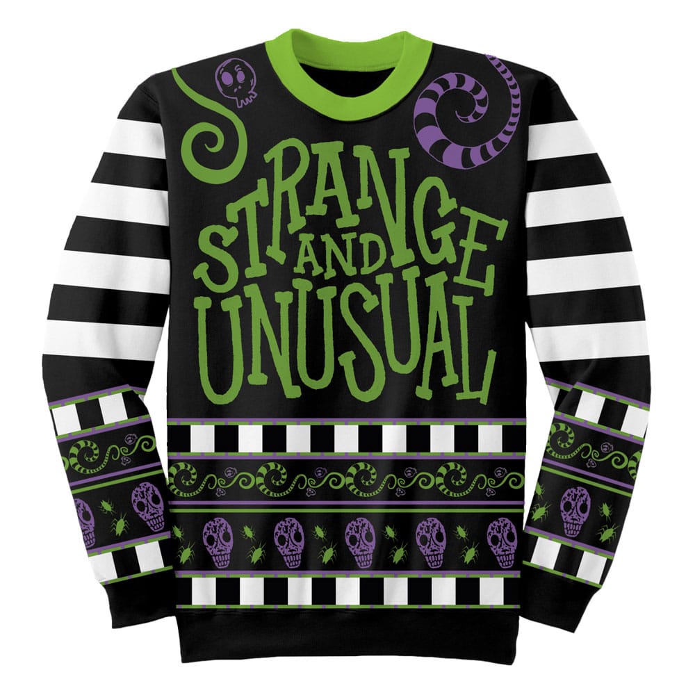 Beetlejuice Sweatshirt Jumper Strange & Unusual Size S - MangaShop.ro