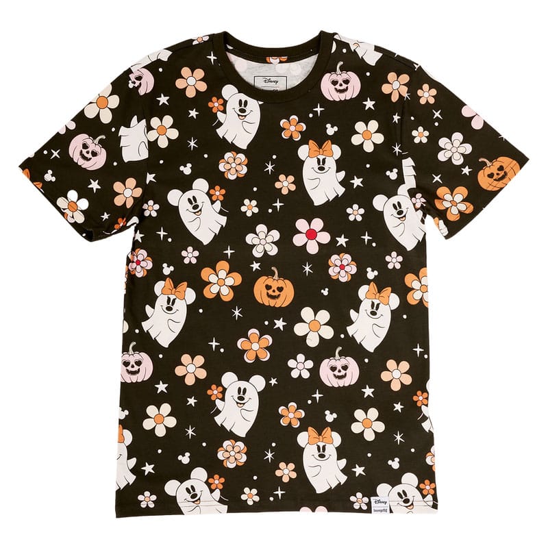 Disney by Loungefly Tee T-Shirt Unisex Mickey and Friends Halloween Size S - MangaShop.ro