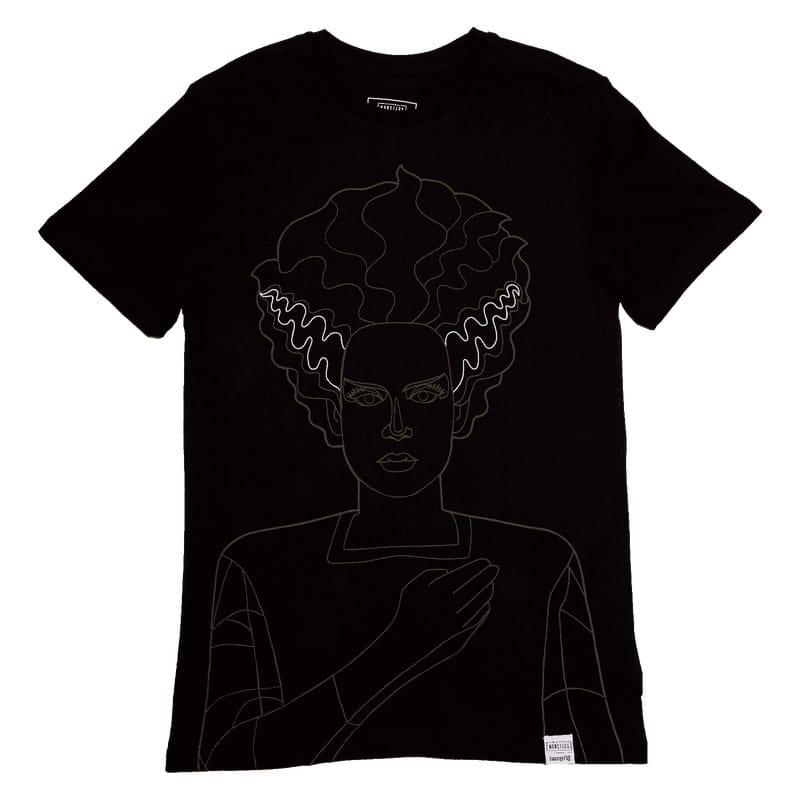 Universal Monsters by Loungefly Tee T-Shirt Unisex Bride of Frankenstein - MangaShop.ro
