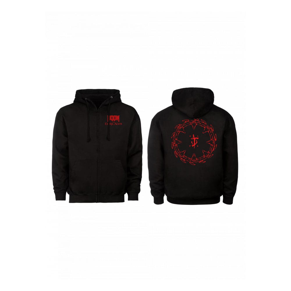 Doom The Dark Ages Hooded Sweater Analog Shield Size XL - MangaShop.ro