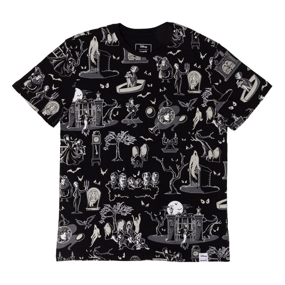 Disney by Loungefly Tee T-Shirt Unisex Haunted Mansion Size L - MangaShop.ro