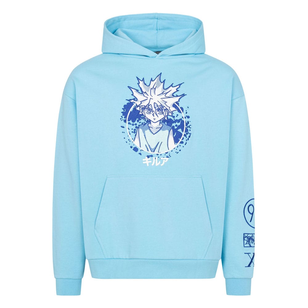 Hunter x Hunter Hooded Sweater Graphic Blue Size S - MangaShop.ro