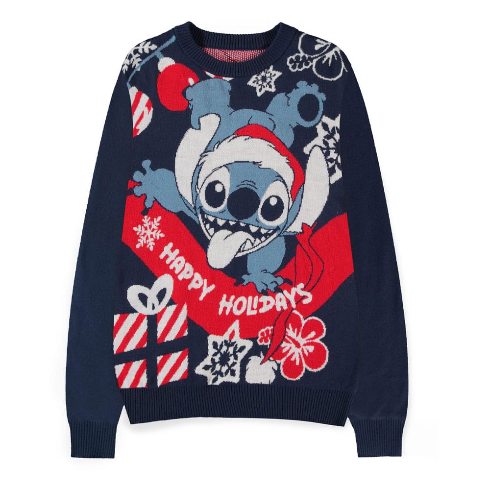 Lilo & Stitch Sweater Stitch Santa (Christmas Jumper) - MangaShop.ro