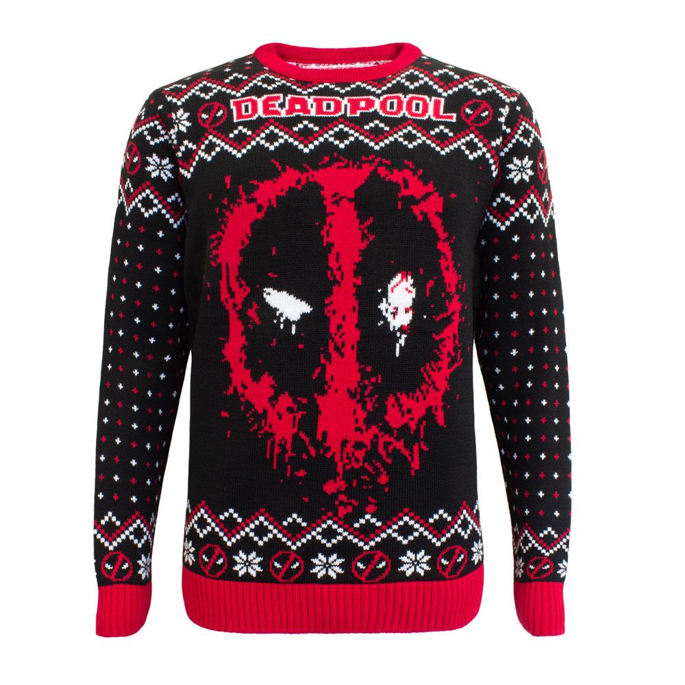 Deadpool Sweatshirt Christmas Jumper Deadpool Size XL - MangaShop.ro