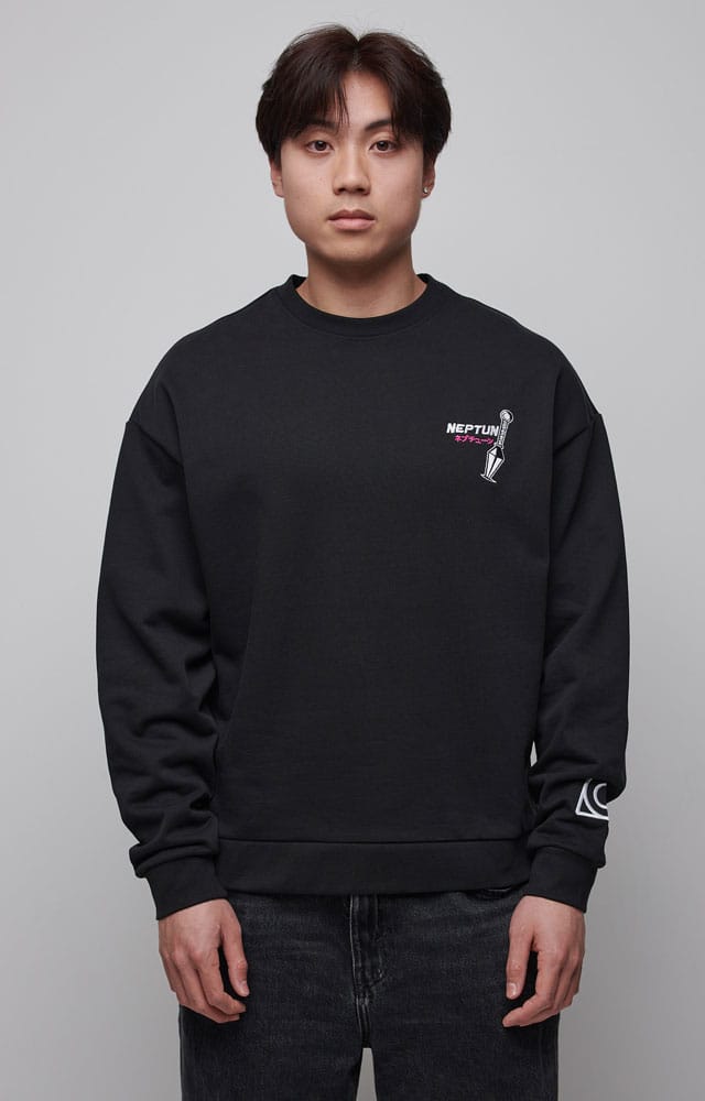 Naruto Shippuden Sweatshirt Graphic Black Size M - MangaShop.ro