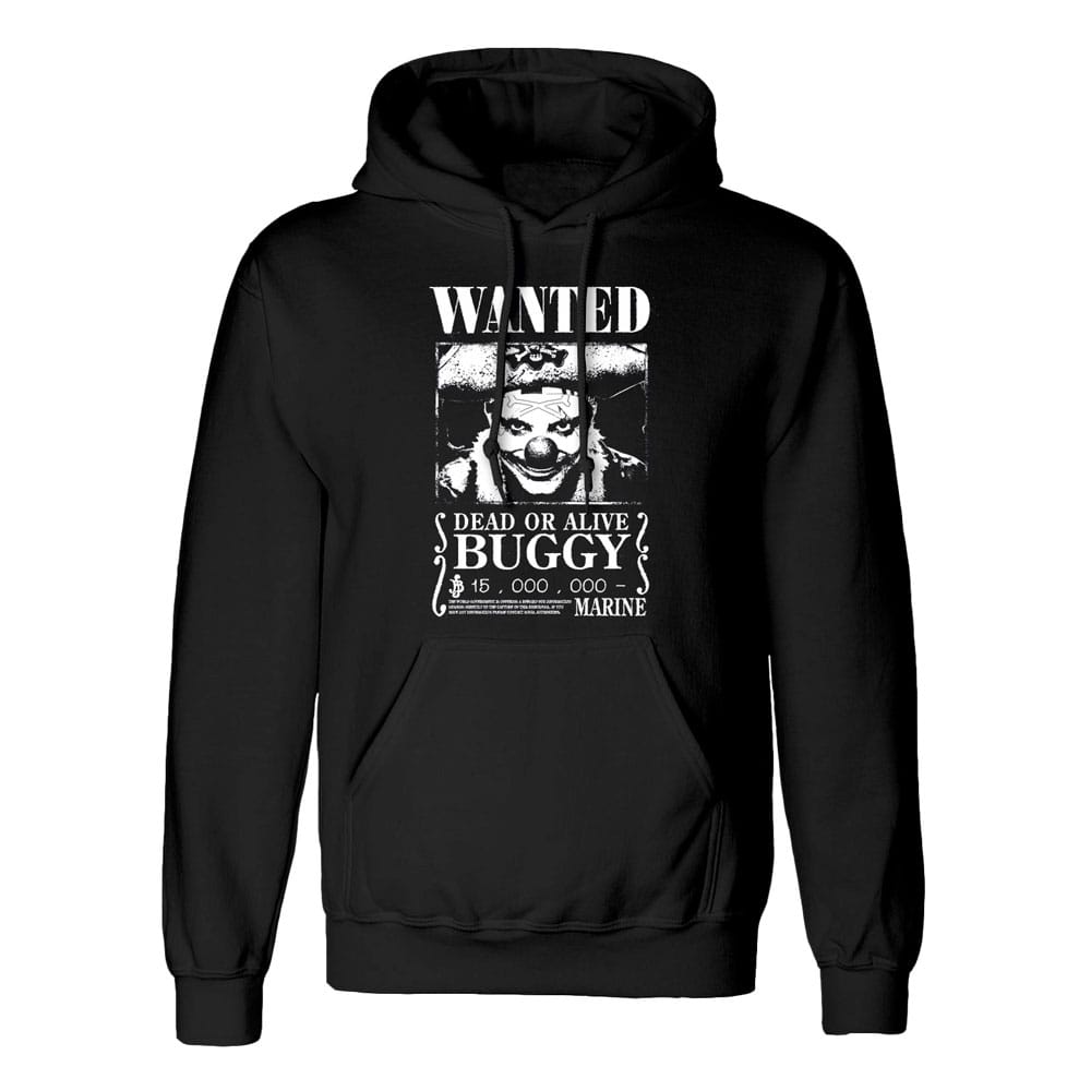 One Piece Hooded Sweater Buggy Size M - MangaShop.ro