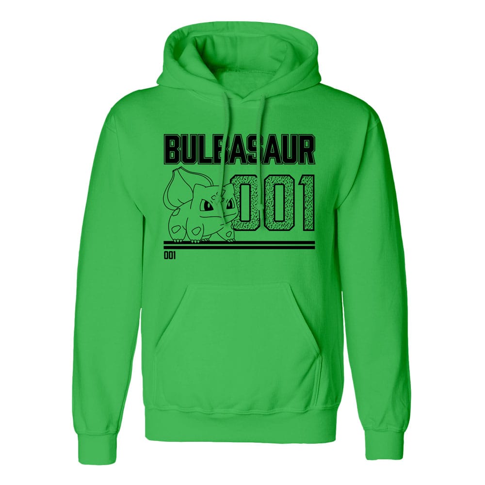 Pokemon Hooded Sweater Bulbasaur Line Art Size XL - MangaShop.ro