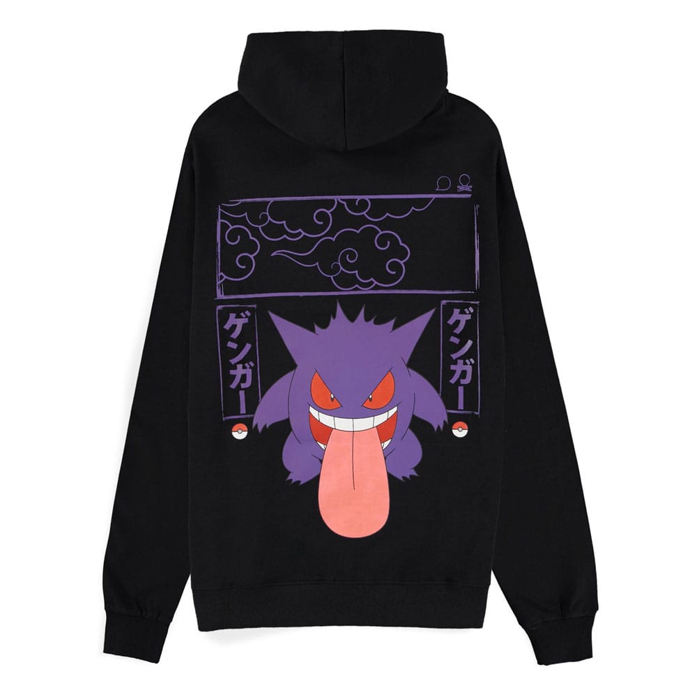 Pokemon Hooded Sweater Gengar Size S - MangaShop.ro