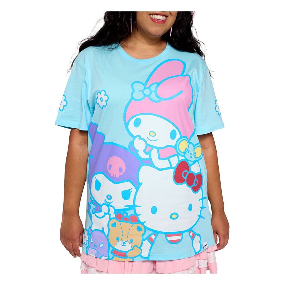Sanrio by Loungefly Tee T-Shirt Unisex Sanrio & Friends  Size L - MangaShop.ro