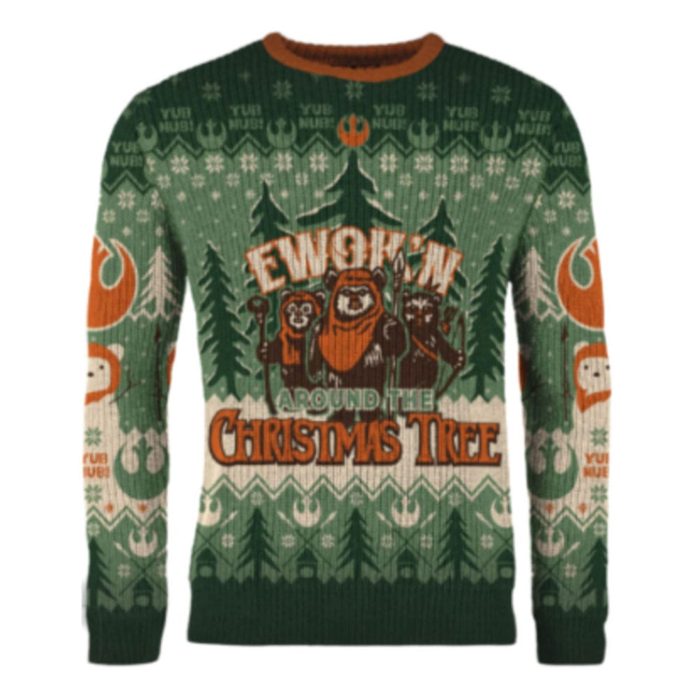 Star Wars Christmas Sweater Ewok'n around the Christmas Tree - MangaShop.ro