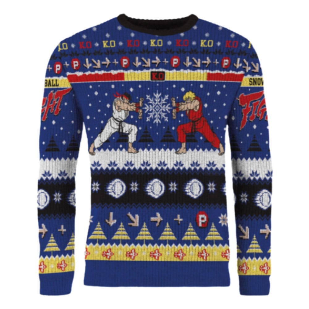 Street Fighter Christmas Sweater Ryu & Ken - MangaShop.ro