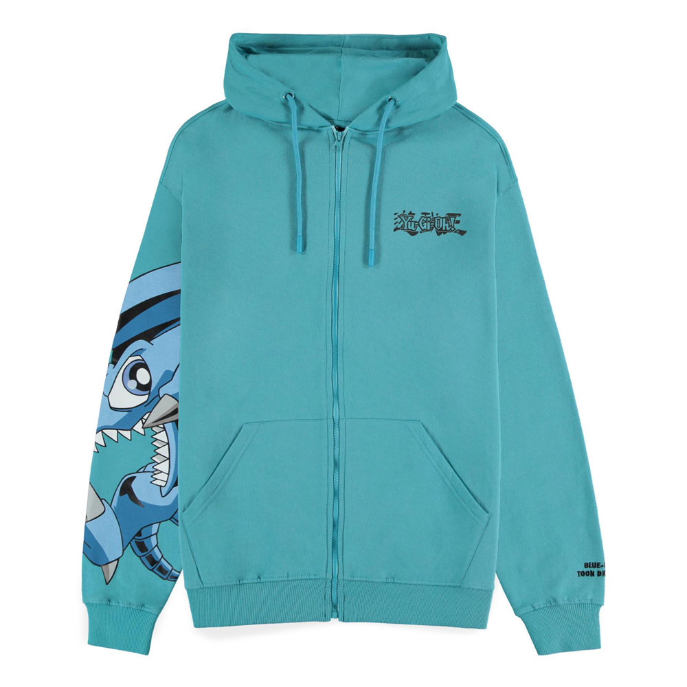 Yu-Gi-Oh! Zipper Hoodie Blue-Eyes Toon Dragon Size S - MangaShop.ro