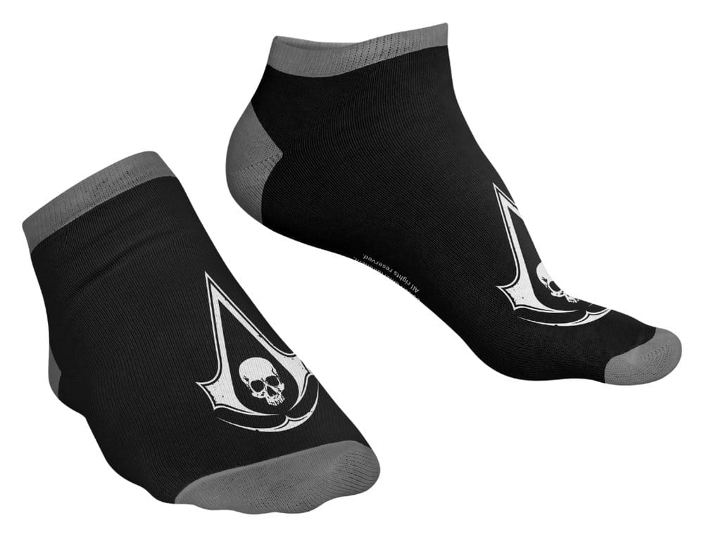 Assassin's Creed Black Flag Resynced Socks Crest Ankle - MangaShop.ro