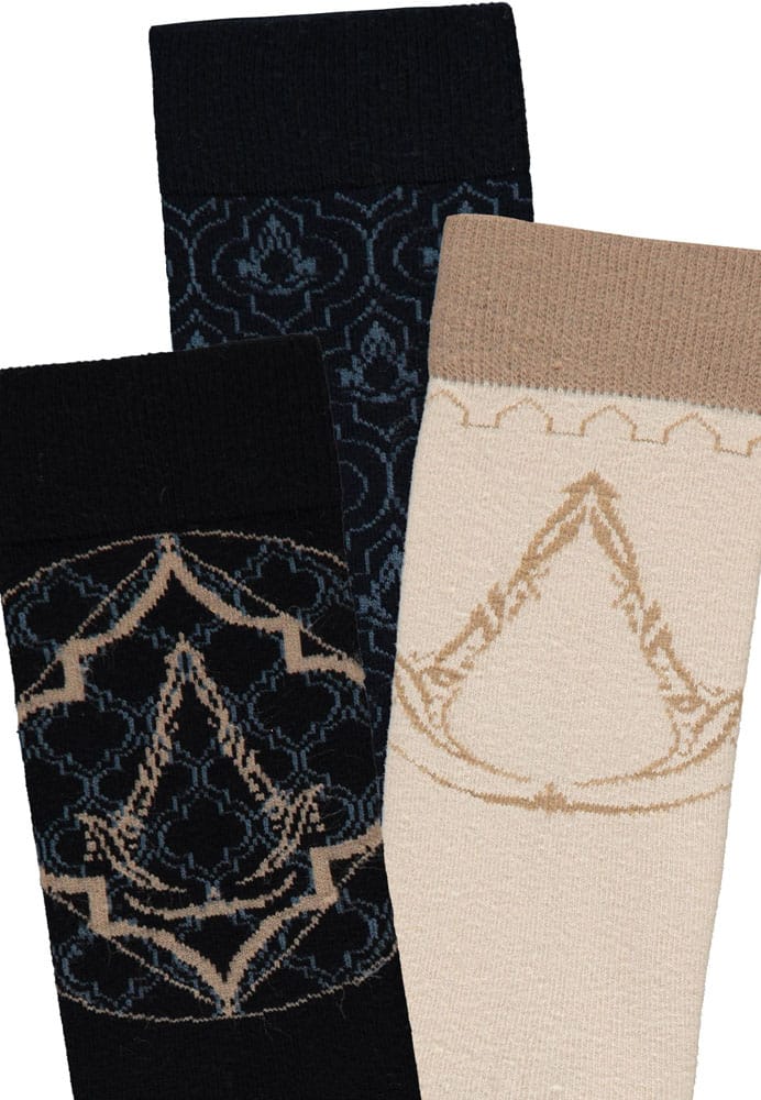 Assassin's Creed Socks 3-Pack Logos 39-42 - MangaShop.ro