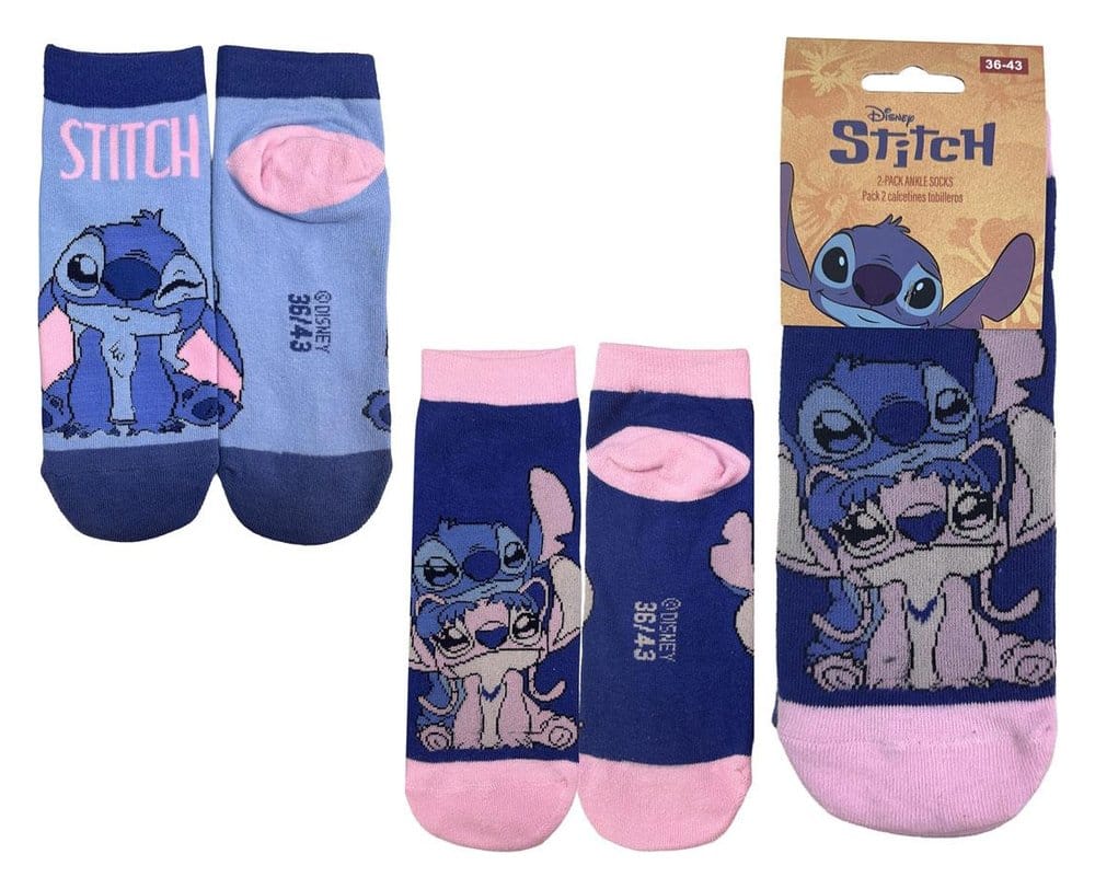Disney Socks 2-Pack Stitch Short 36-43 - MangaShop.ro