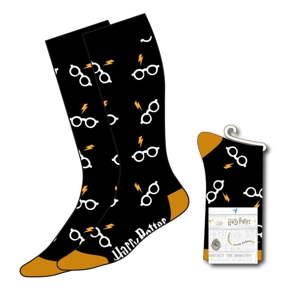 Harry Potter Socks Glasses & Lightning 38-45 - MangaShop.ro