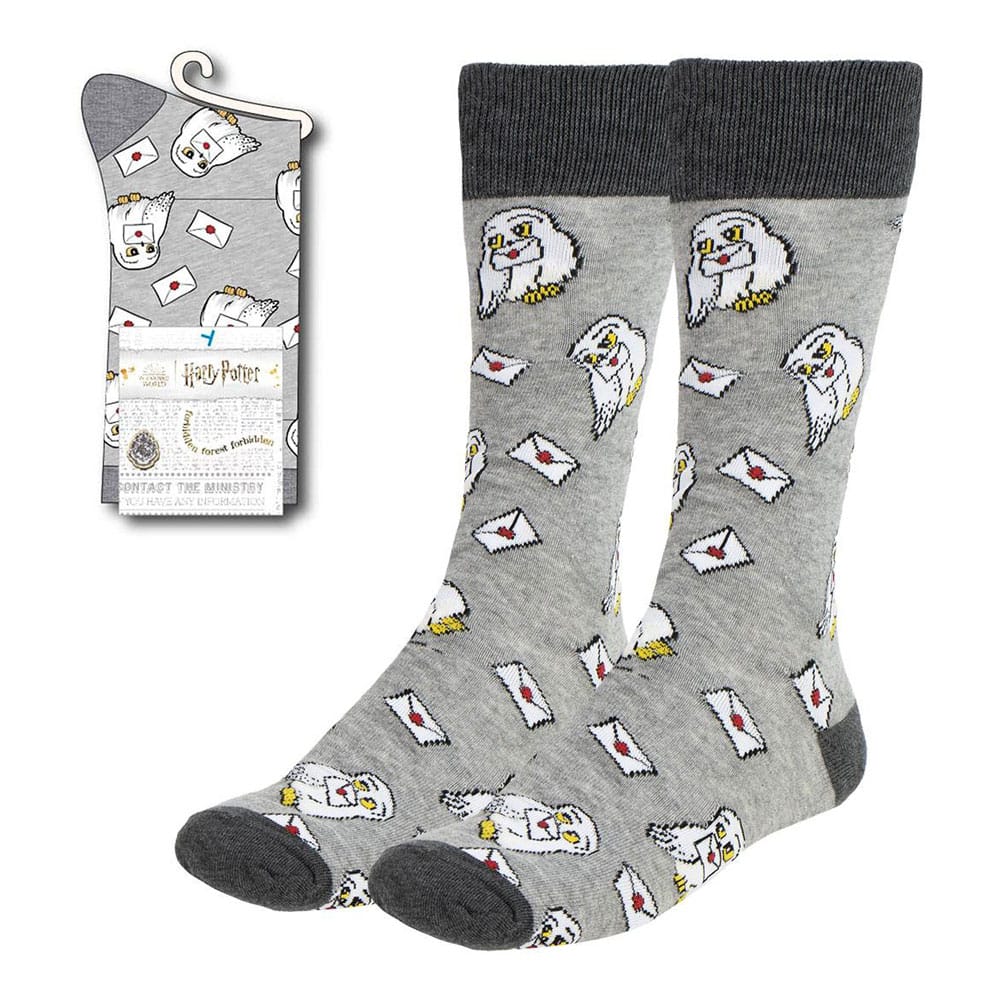 Harry Potter Socks Hedwig with Letter 38-45 - MangaShop.ro
