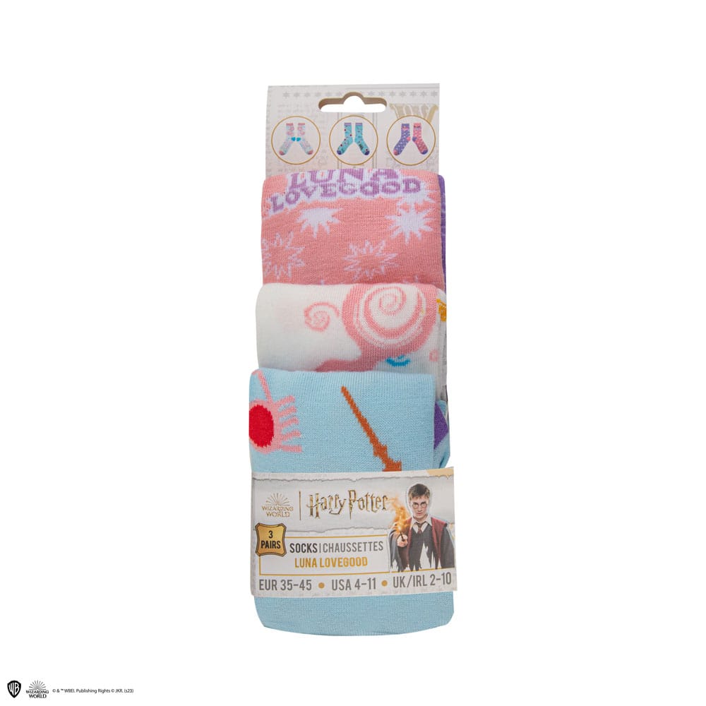 Harry Potter Socks 3-Pack Luna Lovegood - MangaShop.ro