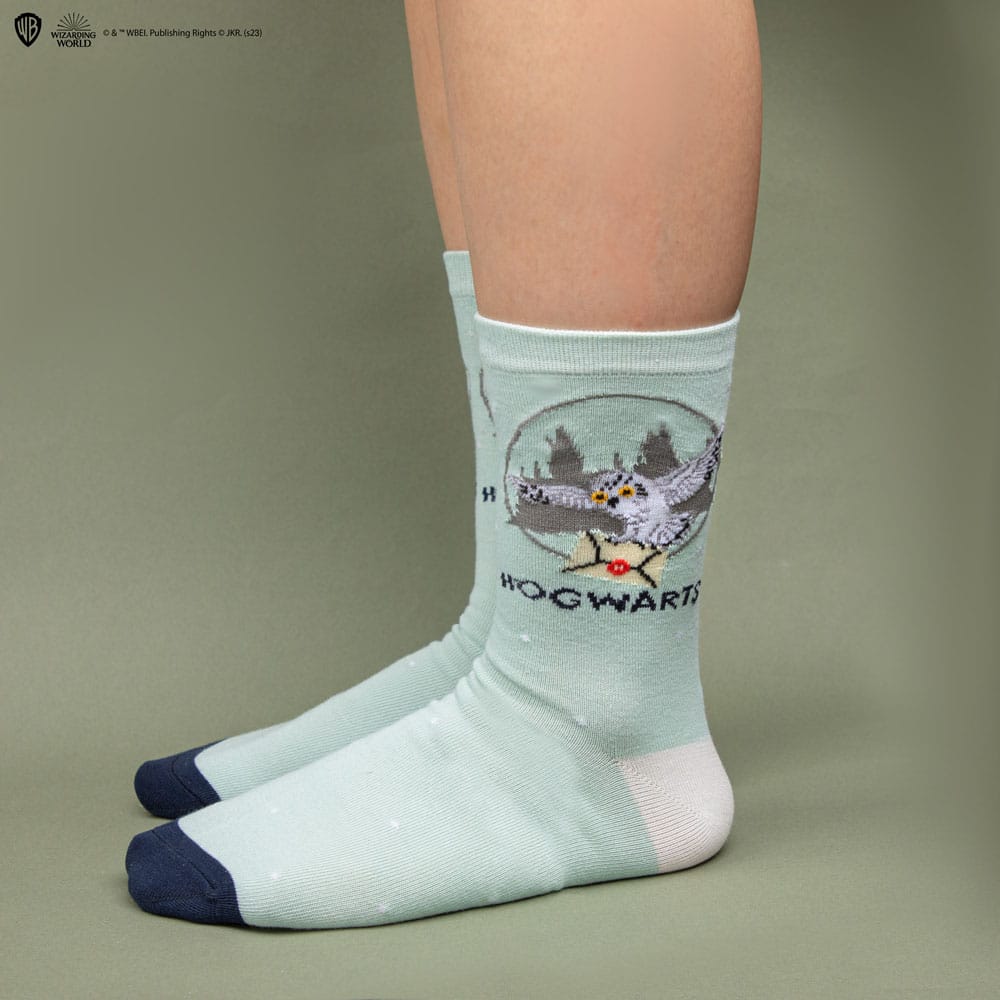 Harry Potter Socks 3-Pack Hedwig - MangaShop.ro