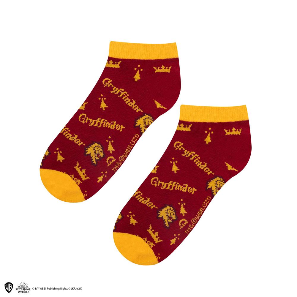 Harry Potter Ankle Socks 3-Pack Gryffindor - MangaShop.ro