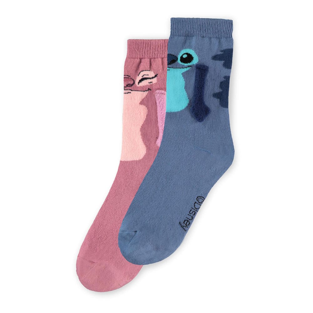 Lilo & Stitch Socks Let's Hold Hands 39-42 - MangaShop.ro