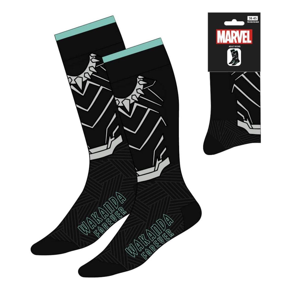 Black Panther Socks Wakanda Forever 38-45 - MangaShop.ro