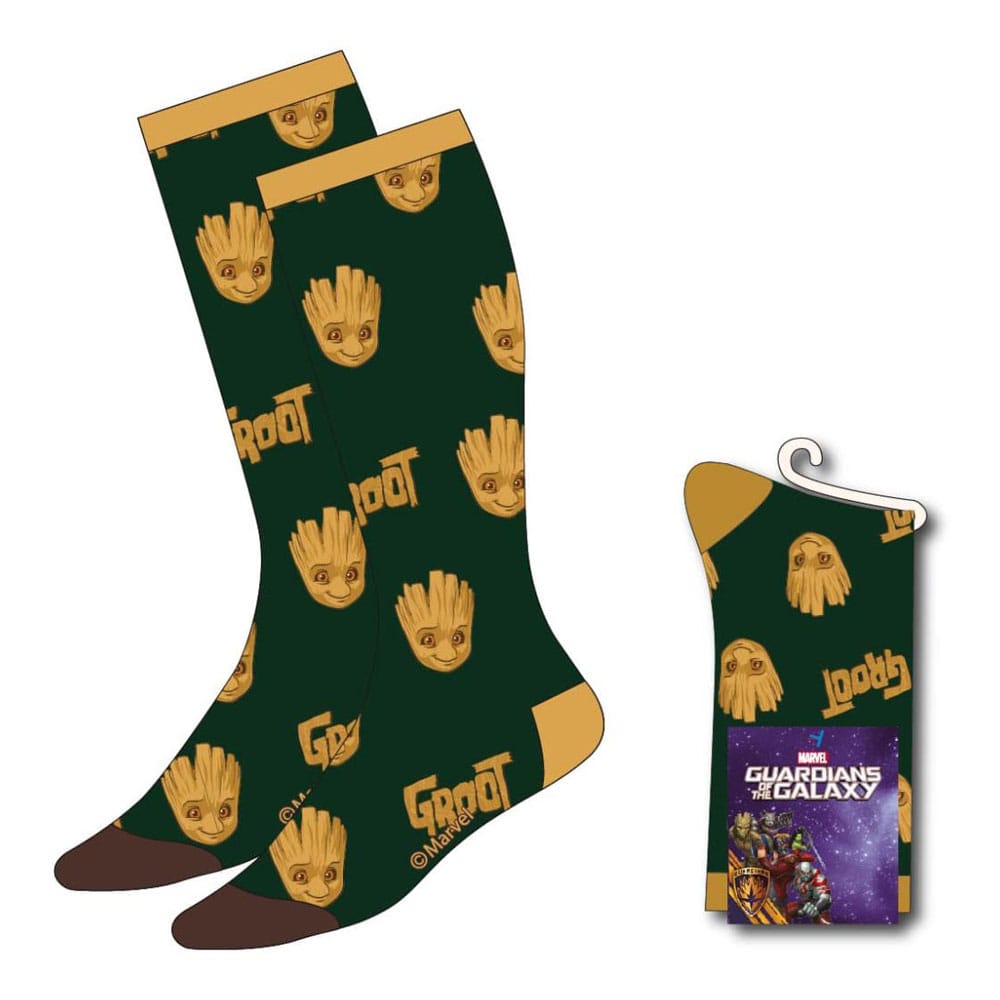 Guardians of the Galaxy Socks Groot's Face 38-45 - MangaShop.ro