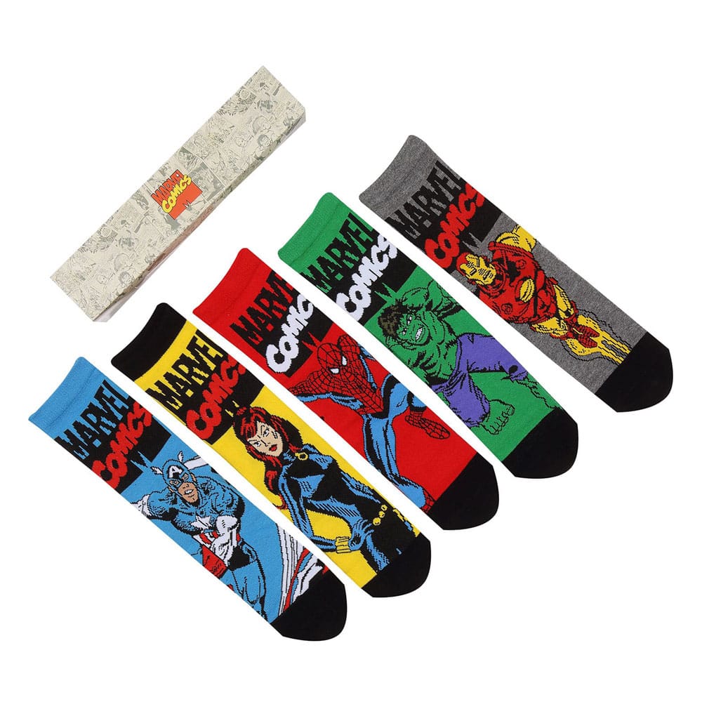 Marvel Socks 5-Pack Avengers L-XL - MangaShop.ro