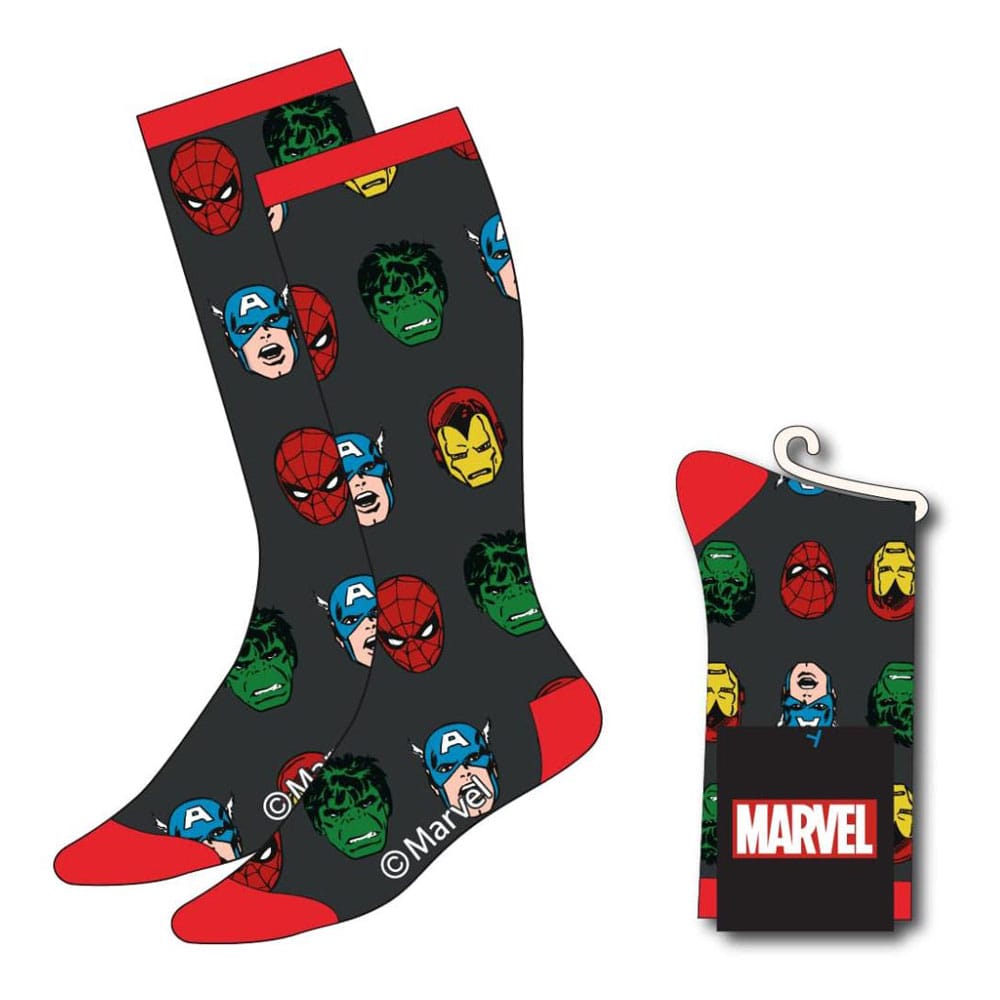Marvel Socks Avengers Faces 38-45 - MangaShop.ro