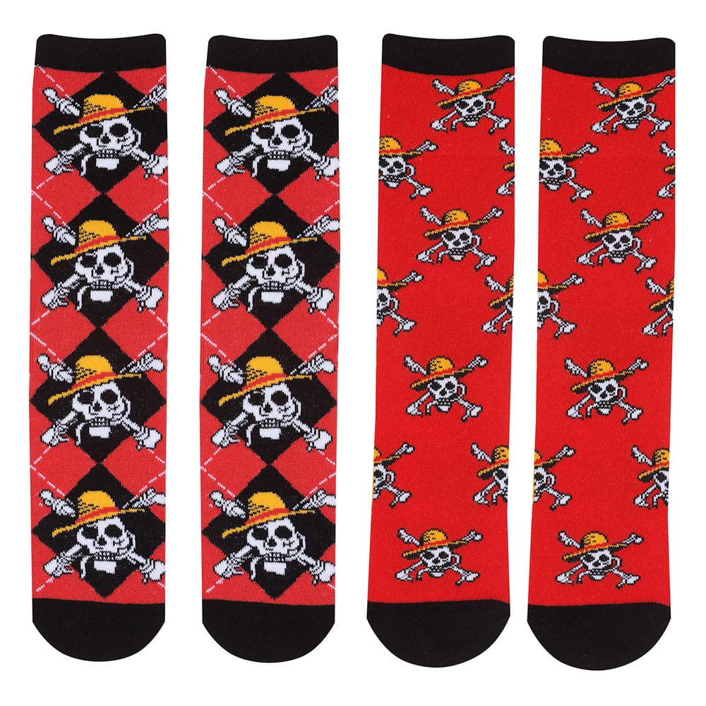One Piece Socks 2-Pack S-M - MangaShop.ro