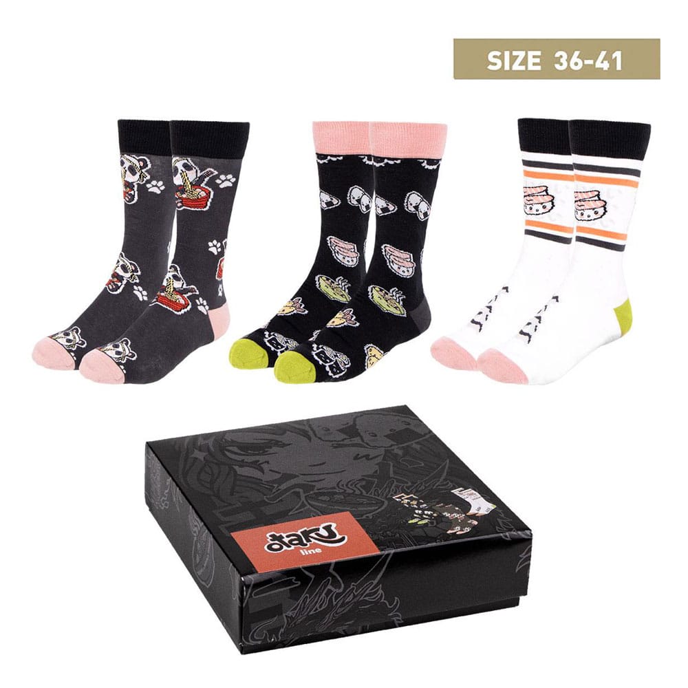 Socks 3-Pack Otaku 35-41 - MangaShop.ro