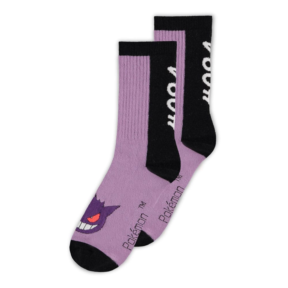 Pokemon Socks 3-Pack Heads Colormix 35-38 - MangaShop.ro