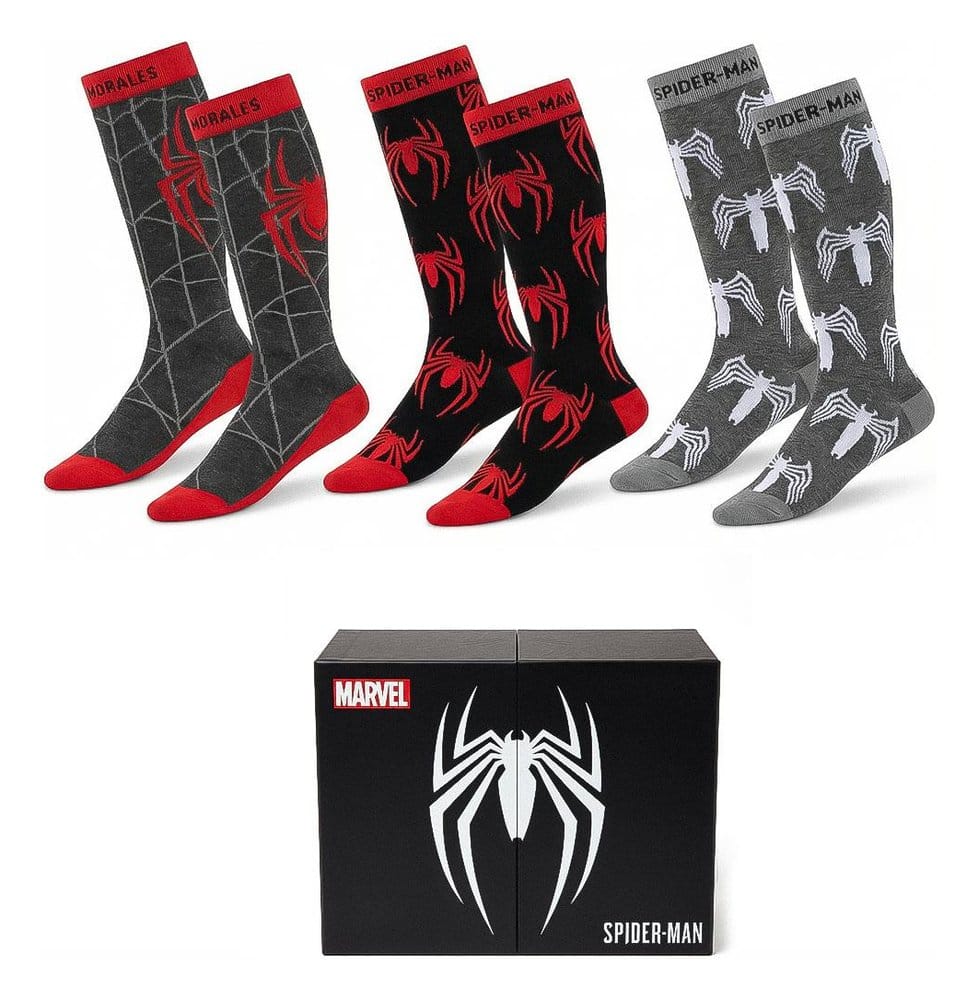 Marvel Socks 3-Pack Spider-Man 38-45 - MangaShop.ro