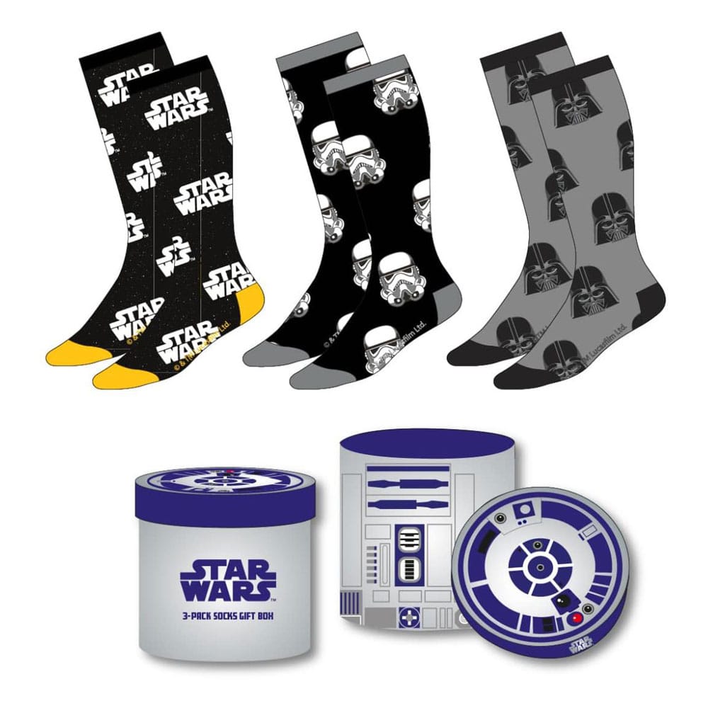 Star Wars Socks 3-Pack 38-45 - MangaShop.ro