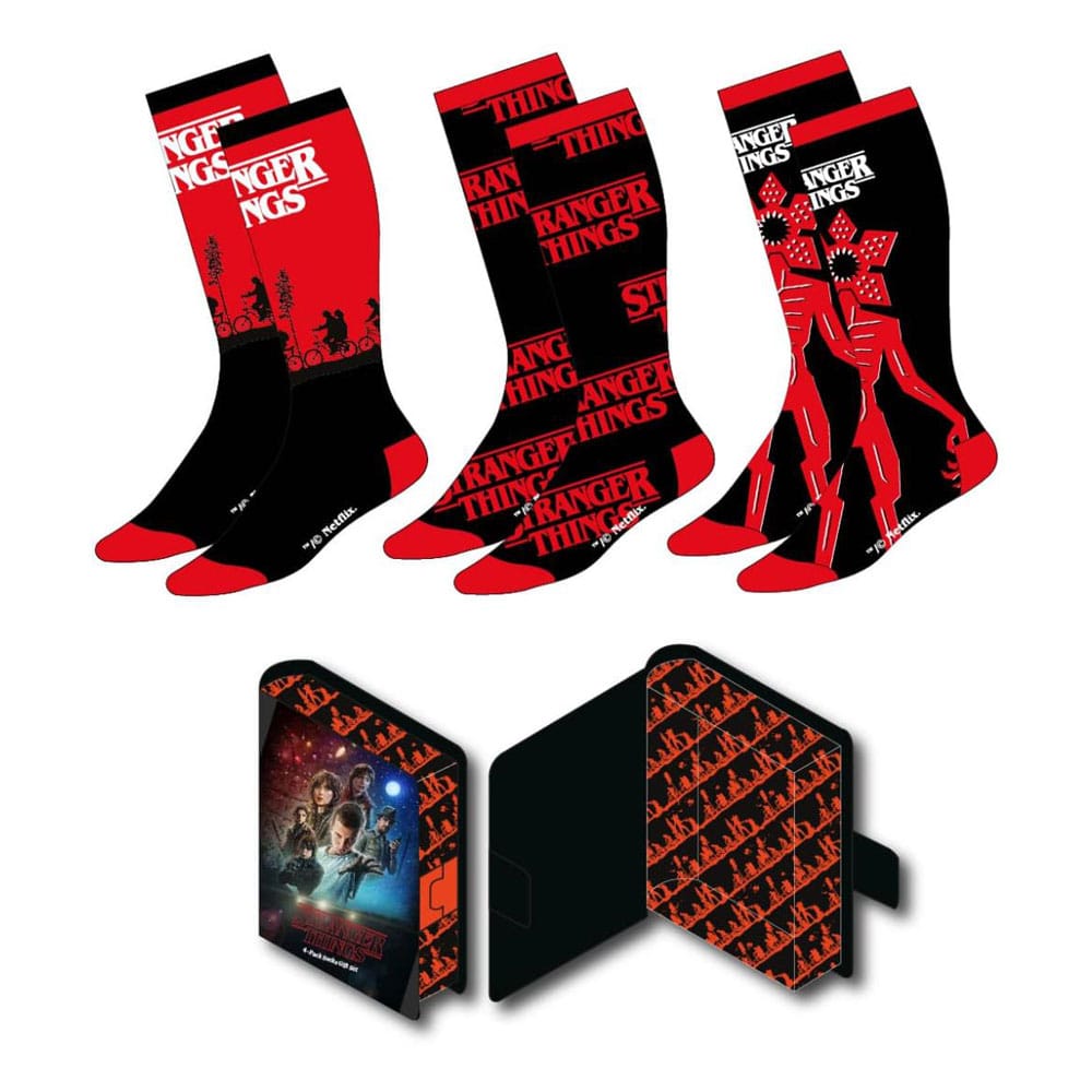 Stranger Things Socks 3-Pack 38-45 - MangaShop.ro