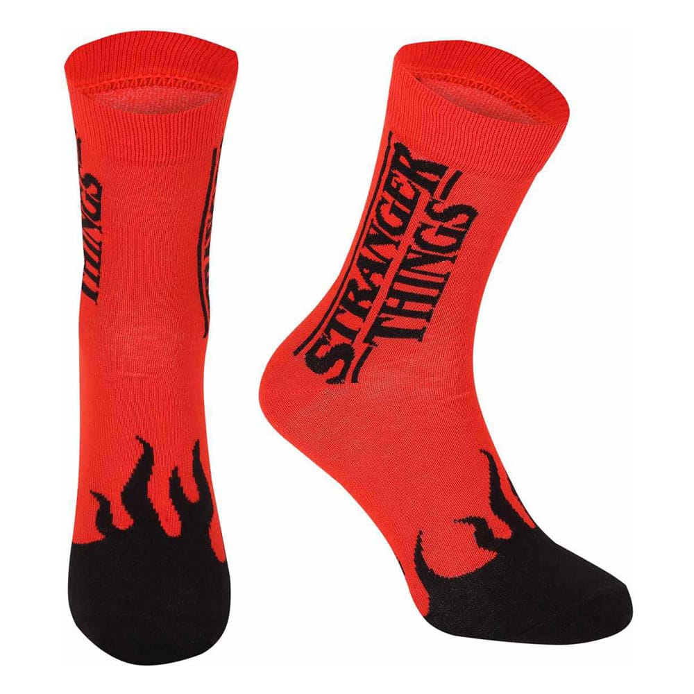 Stranger Things Socks Red Flame Small - MangaShop.ro