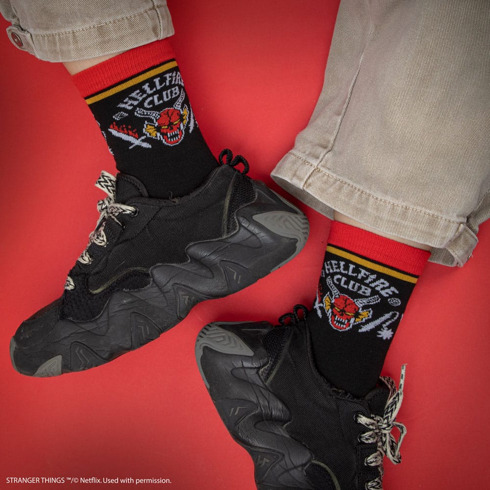 Stranger Things: Hellfire Club Set of 3 Socks - MangaShop.ro