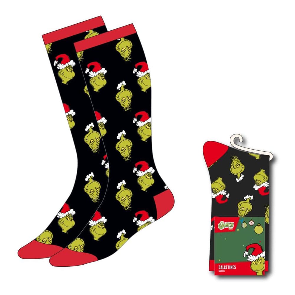 The Grinch Socks Grinch's Face 38-45 - MangaShop.ro