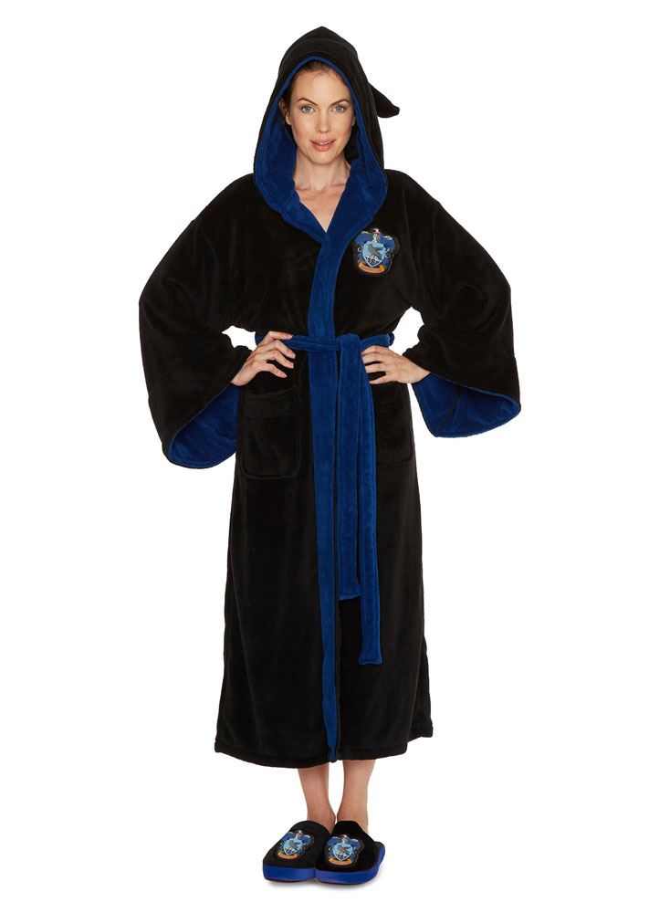 Harry Potter Ladies Fleece Bathrobe Ravenclaw - MangaShop.ro