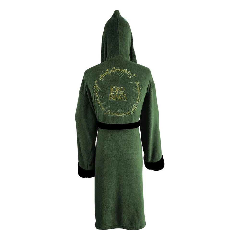 Lord of the Rings Fleece Bathrobe Elven Green & Gold - MangaShop.ro