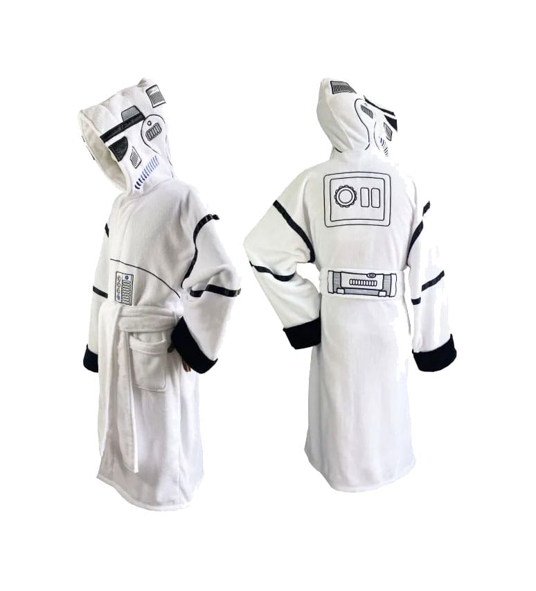 Star Wars Original Stormtrooper Fleece Bathrobe Stormtrooper White - MangaShop.ro