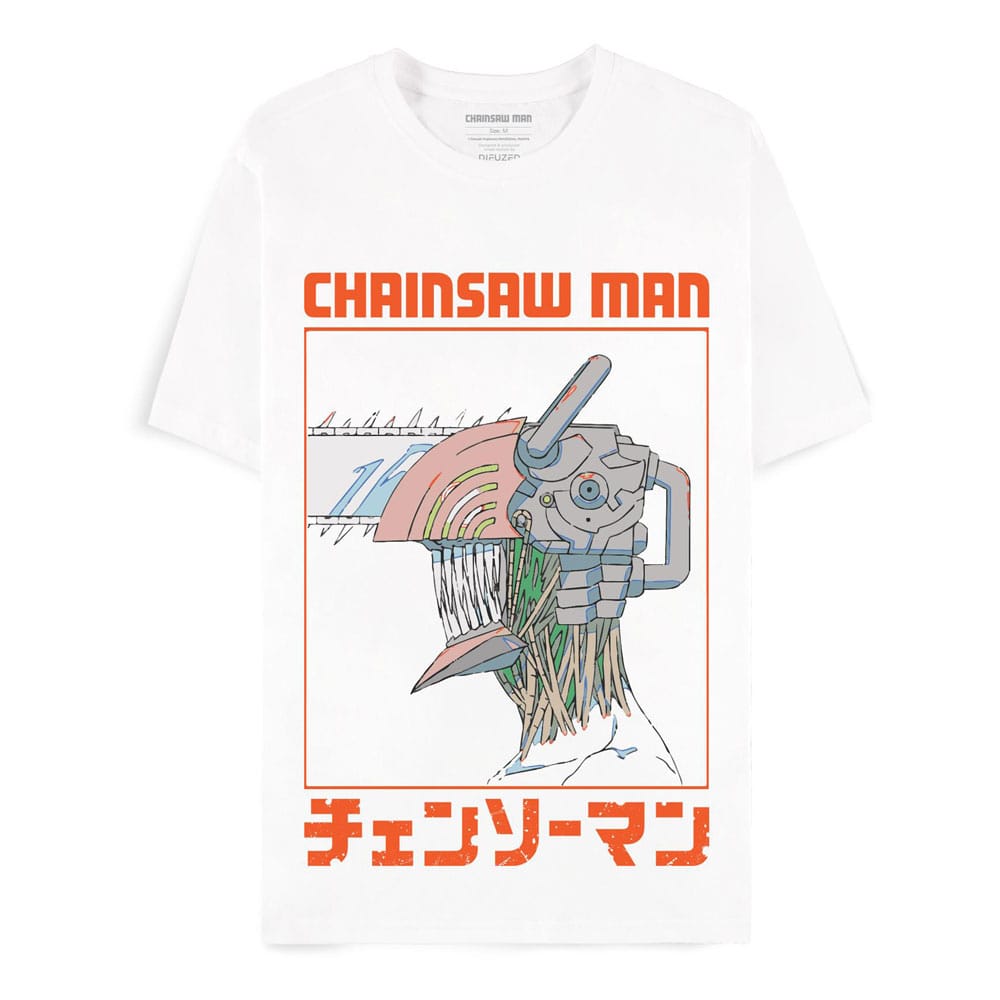 Tricou Chainsaw Man Three Tone Chainsaw masura M - MangaShop.ro