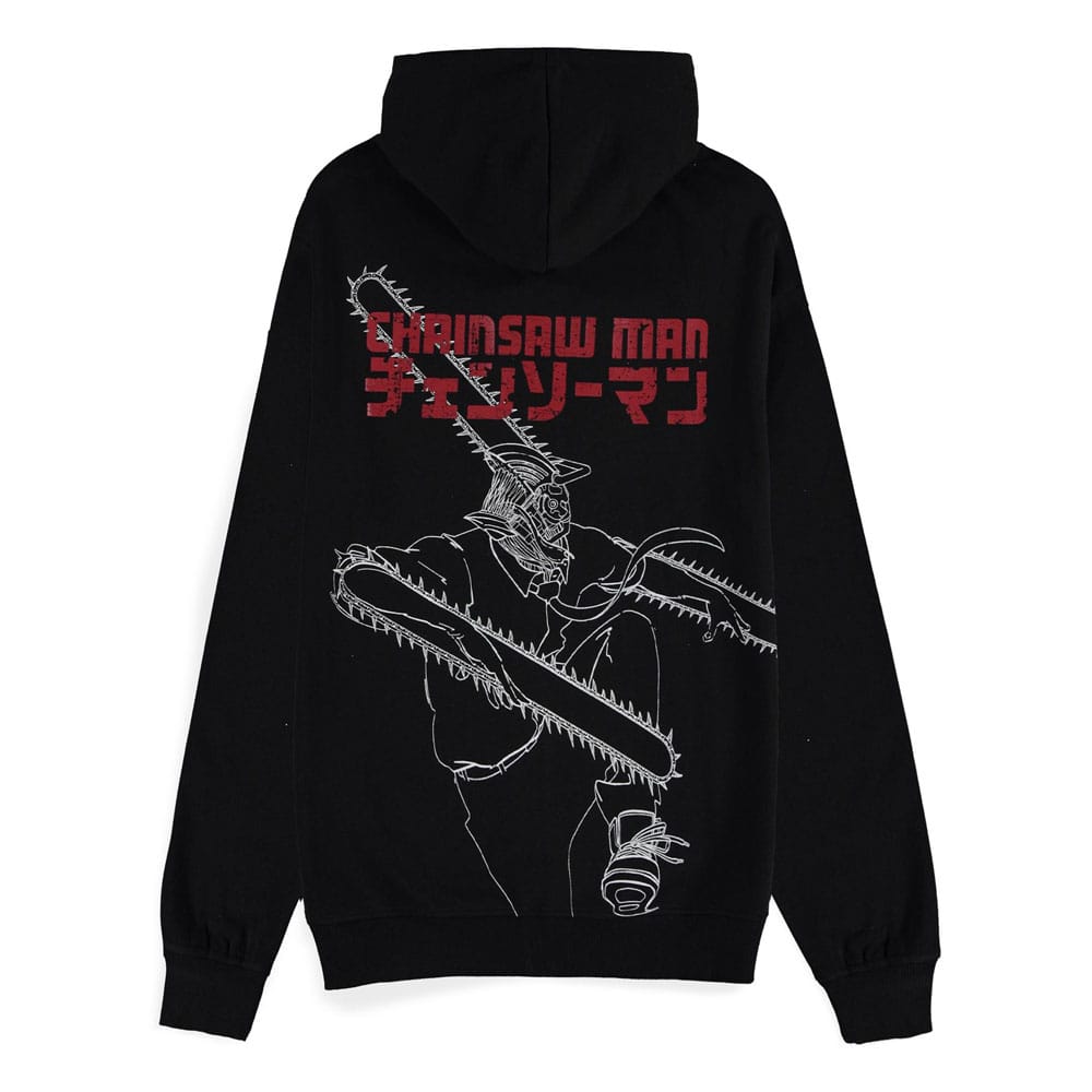 Tricou Chainsaw Man Zipper Hoodie Chainsaw Devil - MangaShop.ro