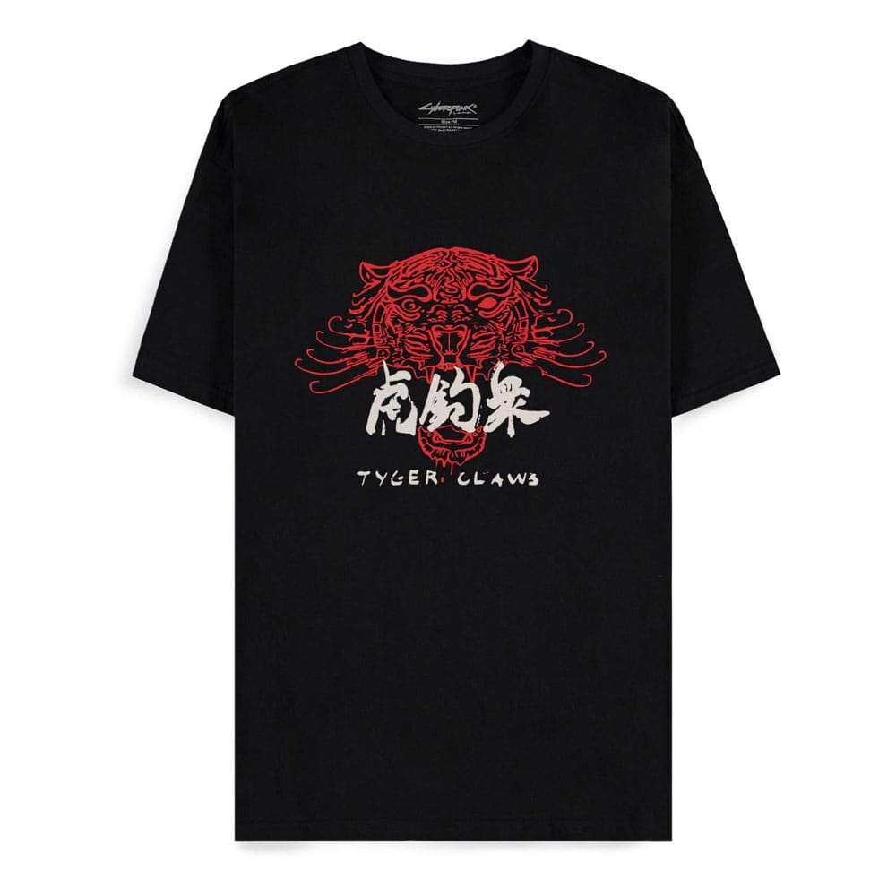 Tricou Cyberpunk 2077 Tiger Claws masura L - MangaShop.ro