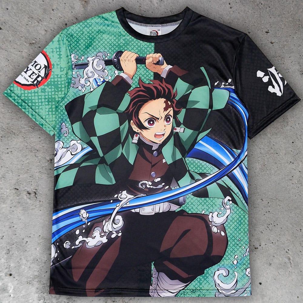 Tricou Demon Slayer: Kimetsu no Yaiba Tanjiro Kamado  masura XL - MangaShop.ro