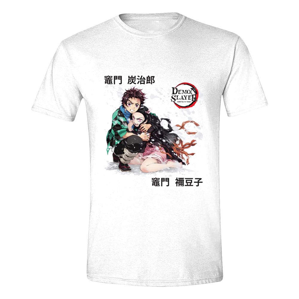 Tricou Demon Slayer: Kimetsu no Yaiba Tanjiro / Nezuko masura XL - MangaShop.ro