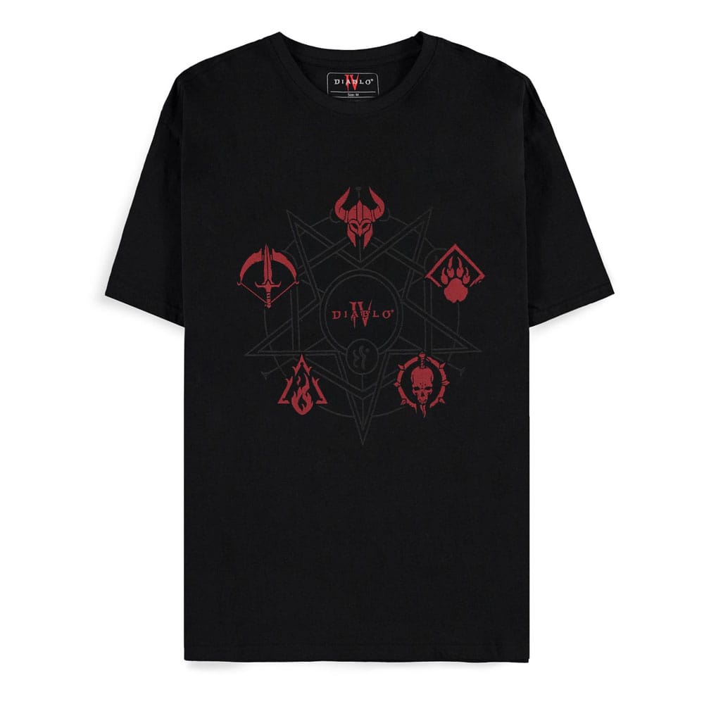 Tricou Diablo IV Class Icons masura XL - MangaShop.ro