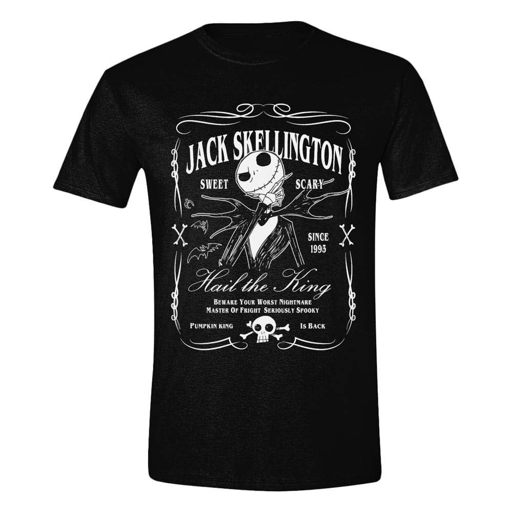 Tricou Disney The Nightmare Before Christmas Jack Skellington Label - MangaShop.ro