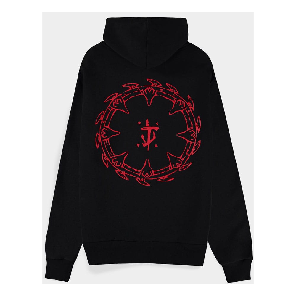 Tricou Doom Hoodie Doom Zipper Symbol masura L - MangaShop.ro